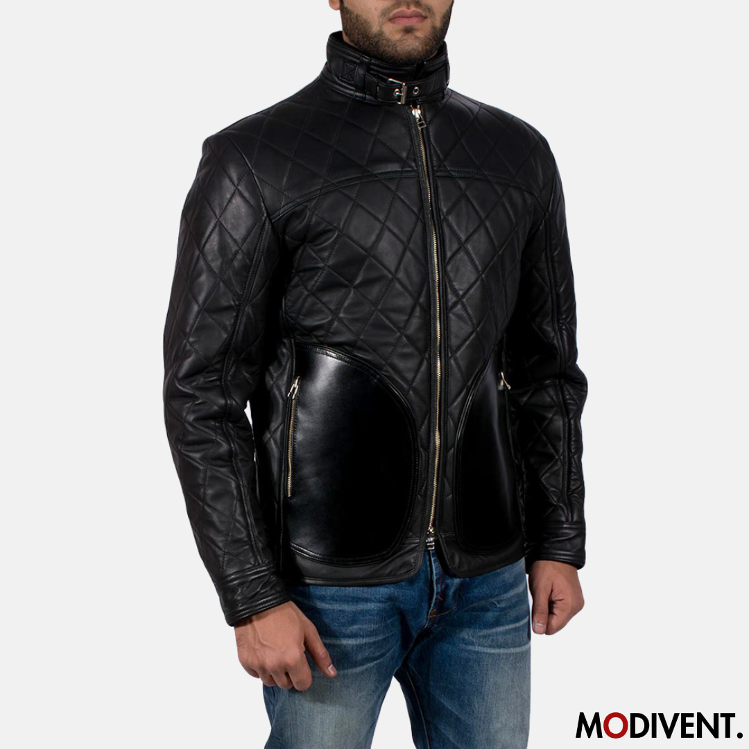 Modivent Equilibrium Black Leather Jacket